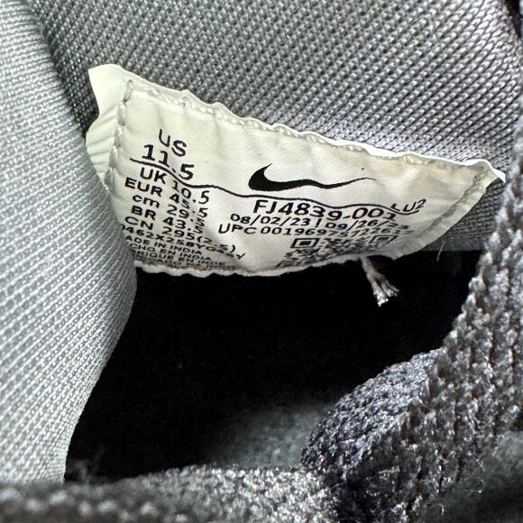 Nike Air Flight Huarache Mens Size 11.5 Dark Smoke Grey Barely Green FJ4839-001 - Picture 8 of 9